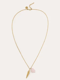 Collar Moana Acero Baño Oro