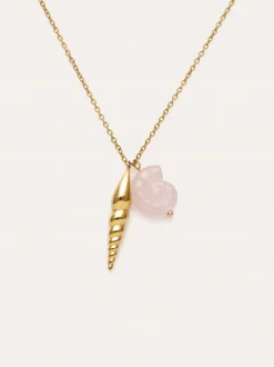 Collar Moana Acero Baño Oro