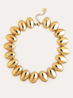 Collar Oceya Acero Baño Oro