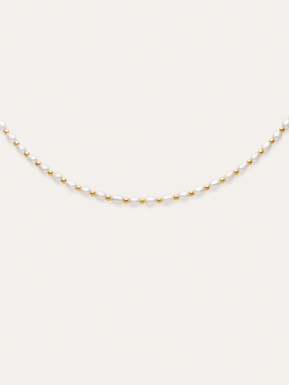 Collar Olympia Acero Baño Oro