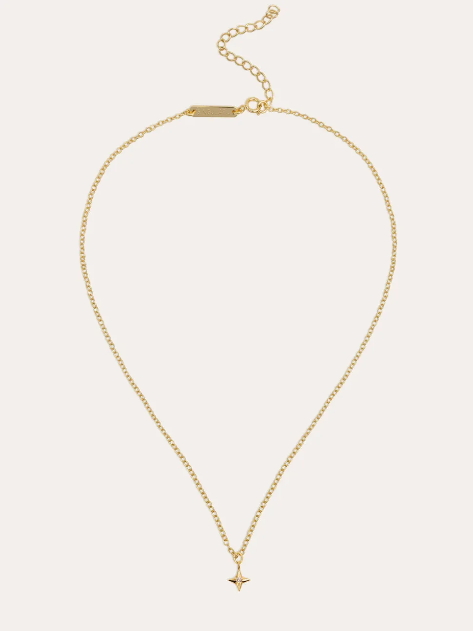 Collar Orion Star Plata Baño Oro