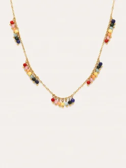 Collar Palmar Colors Acero Baño Oro