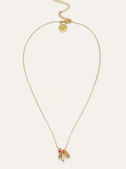 Collar Pebble Family Colors Baño Oro