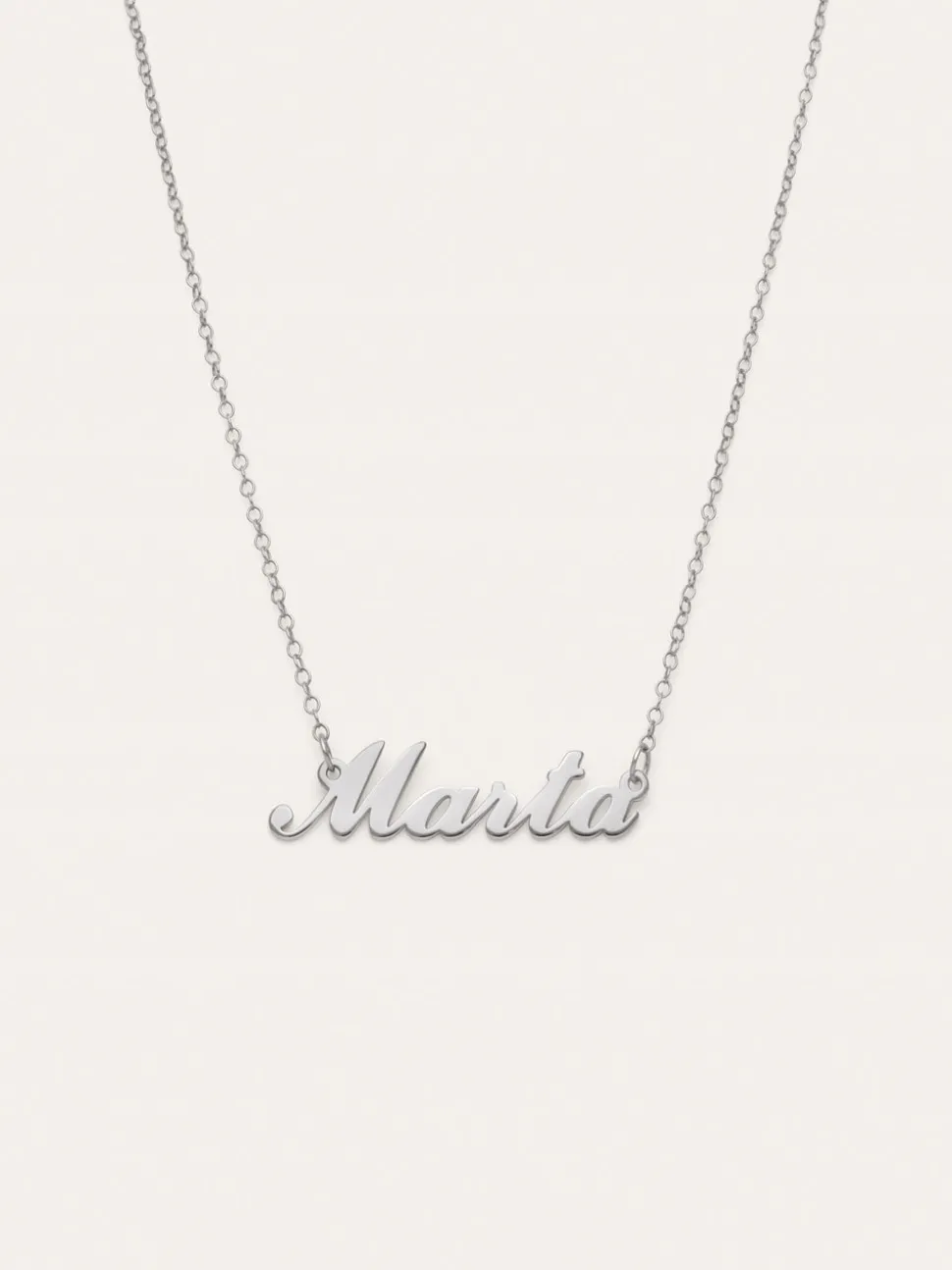 Collar Personalizado Carrie Plata