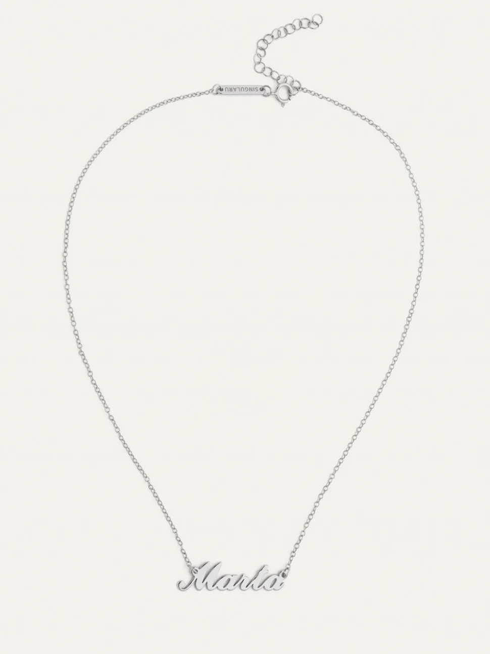 Collar Personalizado Carrie Plata
