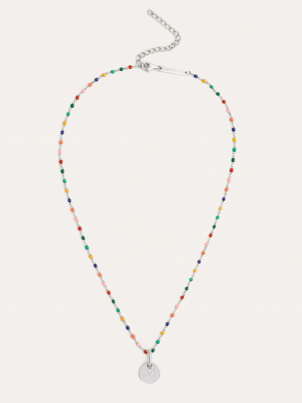 Collar Personalizado Colors Enamel Letter