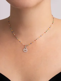 Collar Personalizado Colors Enamel Letter