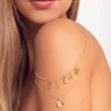 Collar Personalizado Letters Plata Baño Oro