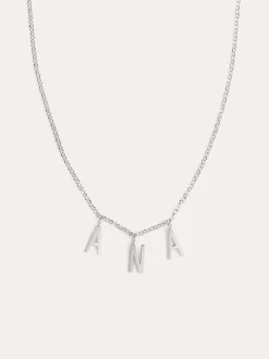 Collar Personalizado Letters Plata