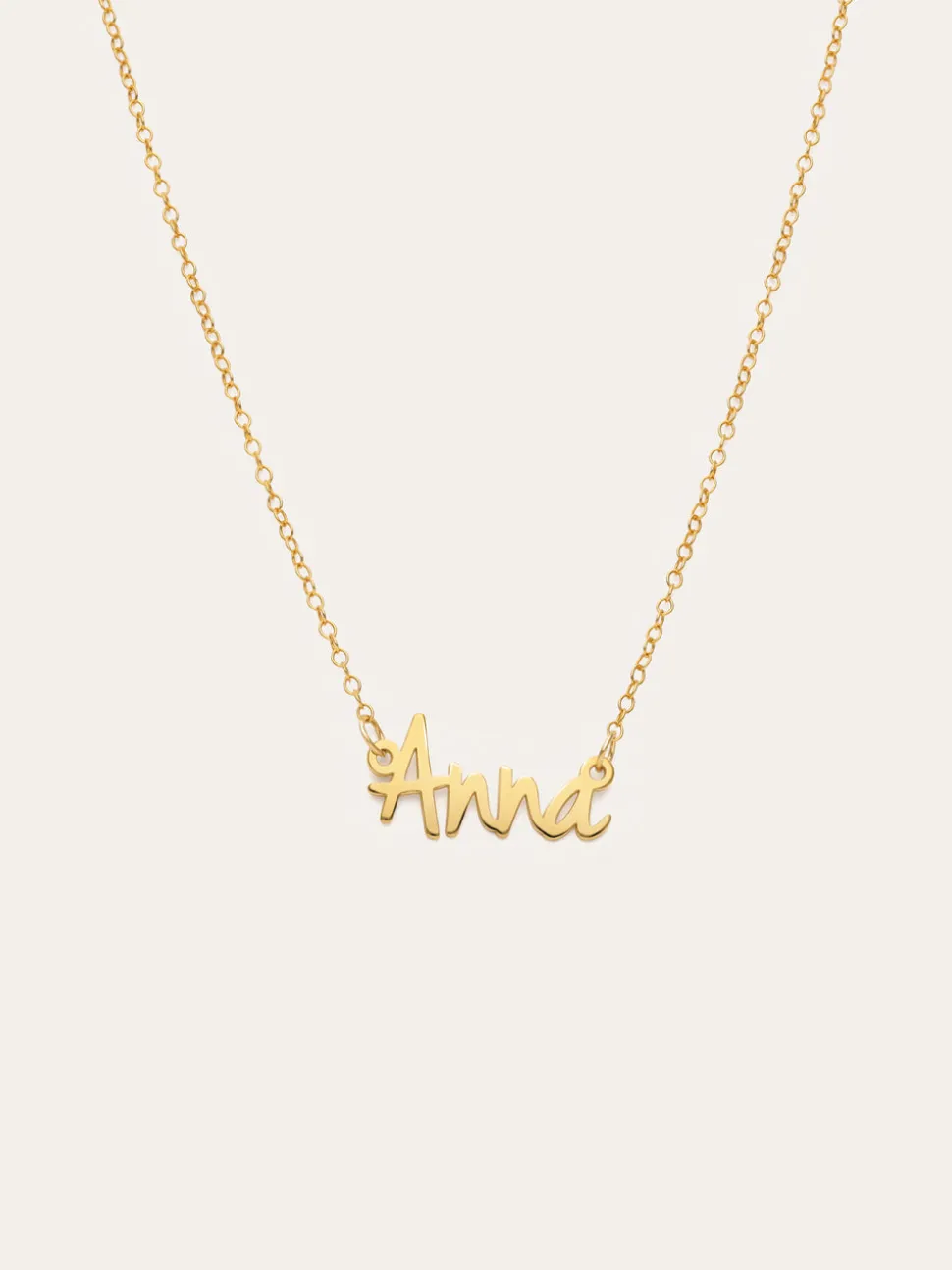 Collar Personalizado Sue Plata Baño Oro