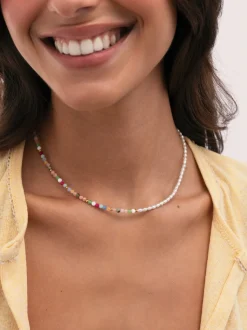 Collar Pompeya Altea Acero Baño Oro