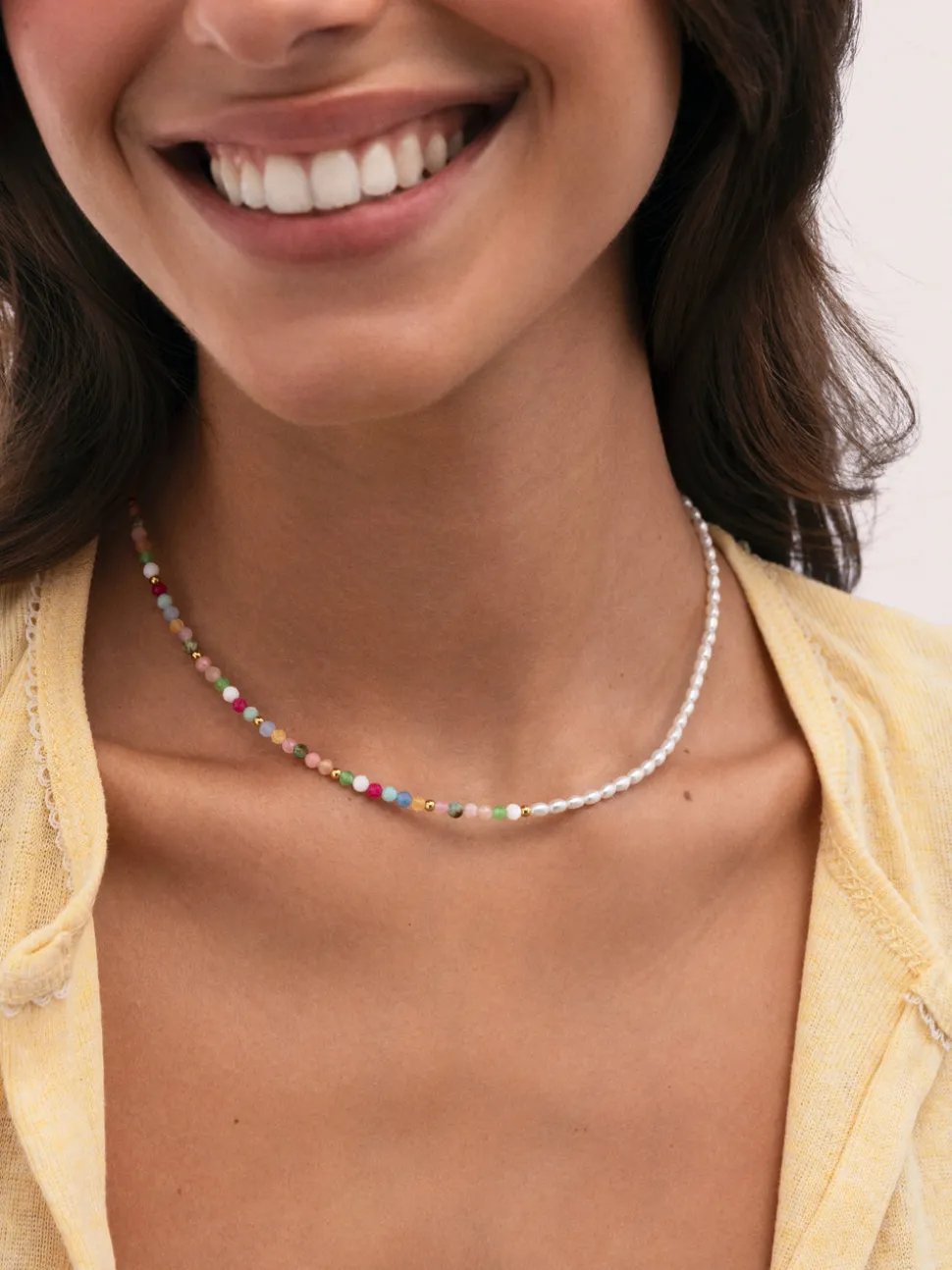 Collar Pompeya Altea Acero Baño Oro
