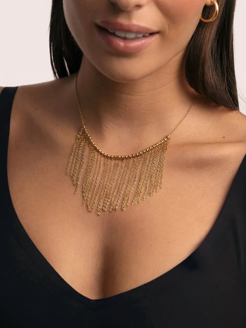 Collar Regina Acero Baño Oro