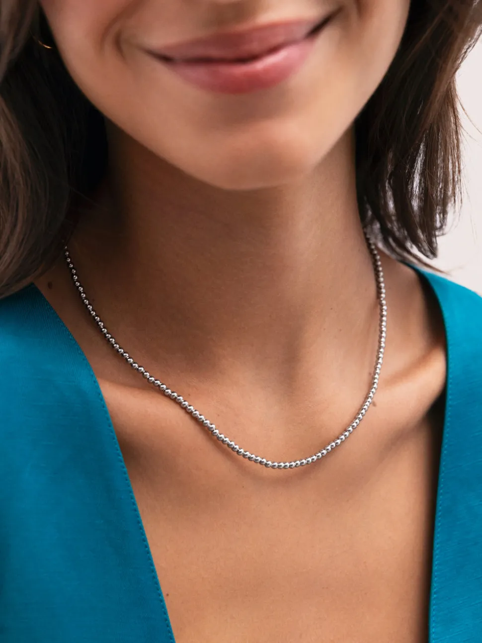 Collar Rosario Acero