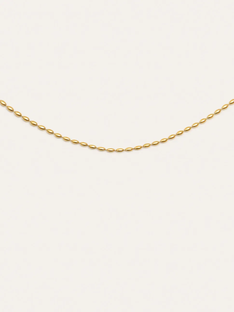 Collar Serpentine Acero Baño Oro