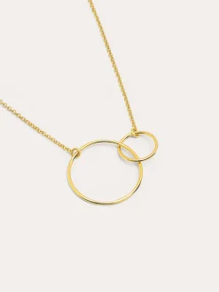Collar Sister Plata Baño Oro