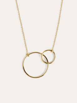 Collar Sister Plata Baño Oro
