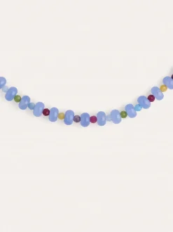Collar Skycolor Stones Acero Baño Oro