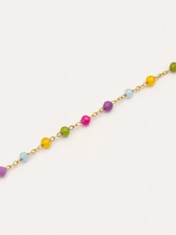 Collar Stella Color Acero Baño Oro
