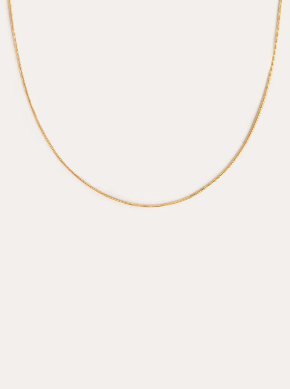 Collar Tail Acero Baño Oro