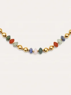 Collar Winter Bomb Acero Baño Oro