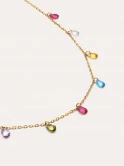 Collar Xiqueta Meua Colors Acero Baño Oro