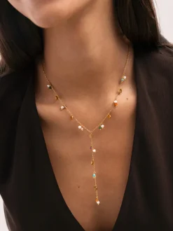 Collar Y Shamira Acero Baño Oro