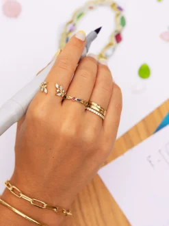 Pack 3 Anillos Choices Baño Oro