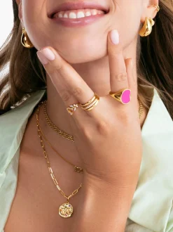 Pack 3 Anillos Choices Baño Oro