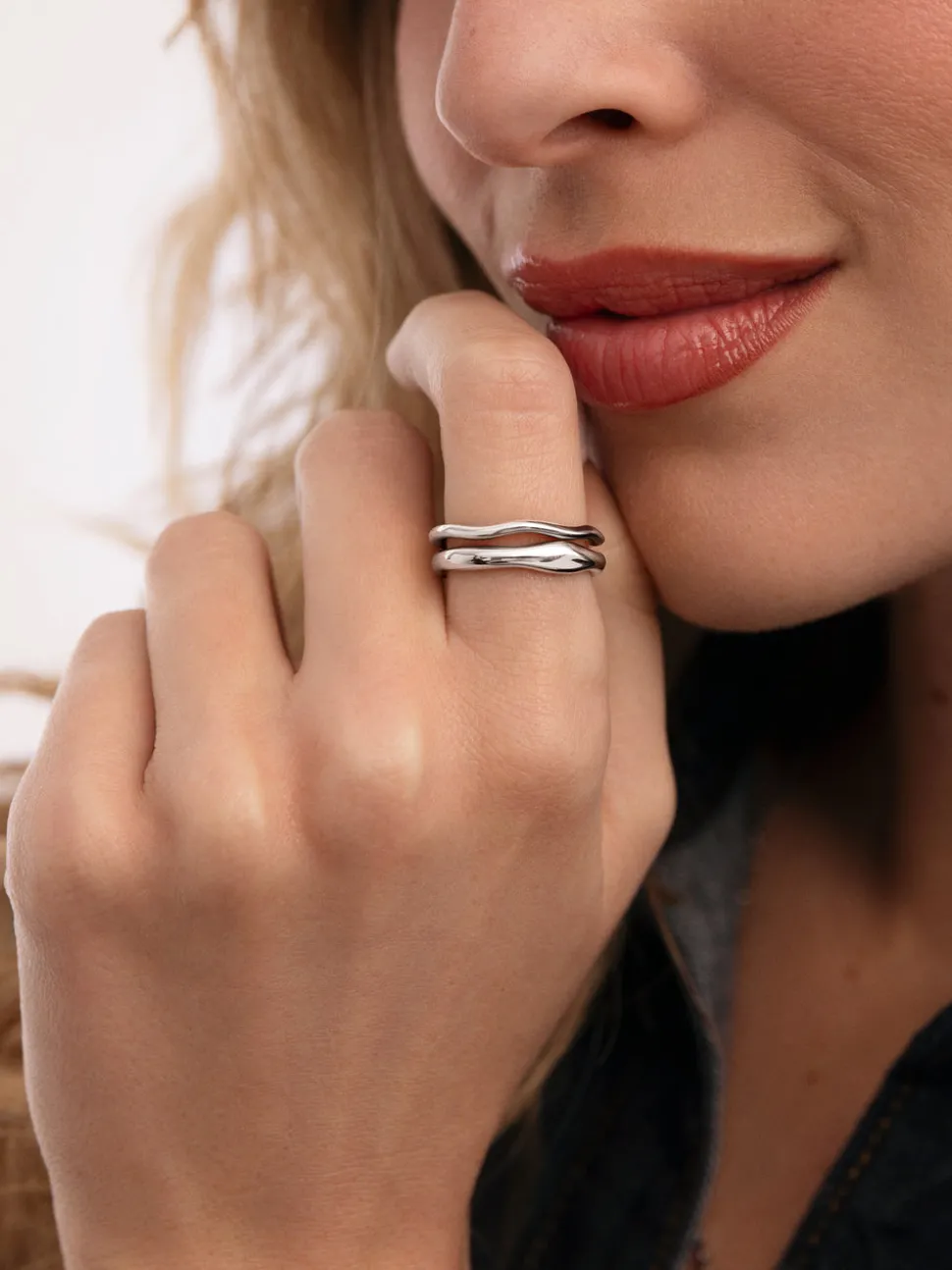Pack 2 Anillos Nea Acero