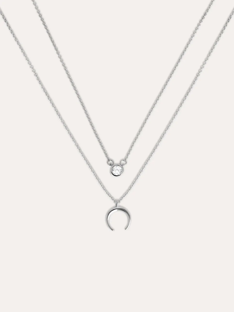 Pack 2 Collares Spark + Mini Moonset Plata