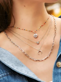 Pack 2 Collares Spark + Mini Moonset Plata