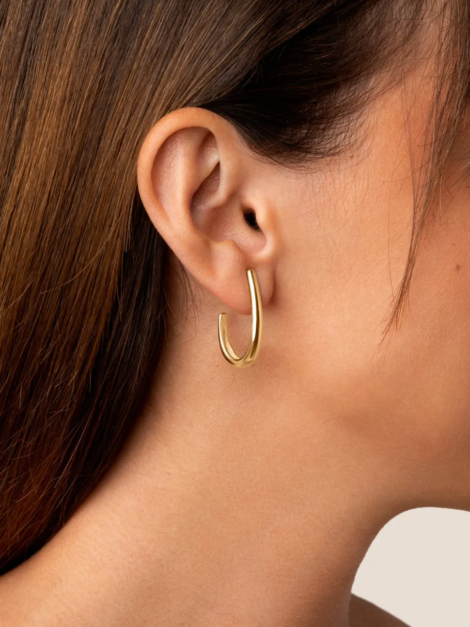 Pendientes Aro Aby Baño Oro