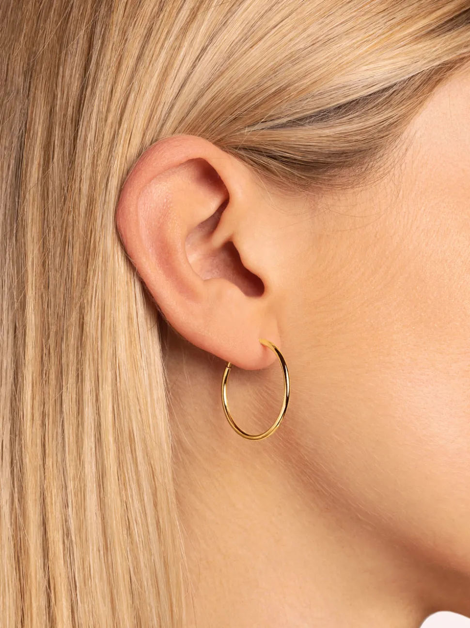 Pendientes Aro Ana M Plata Baño Oro