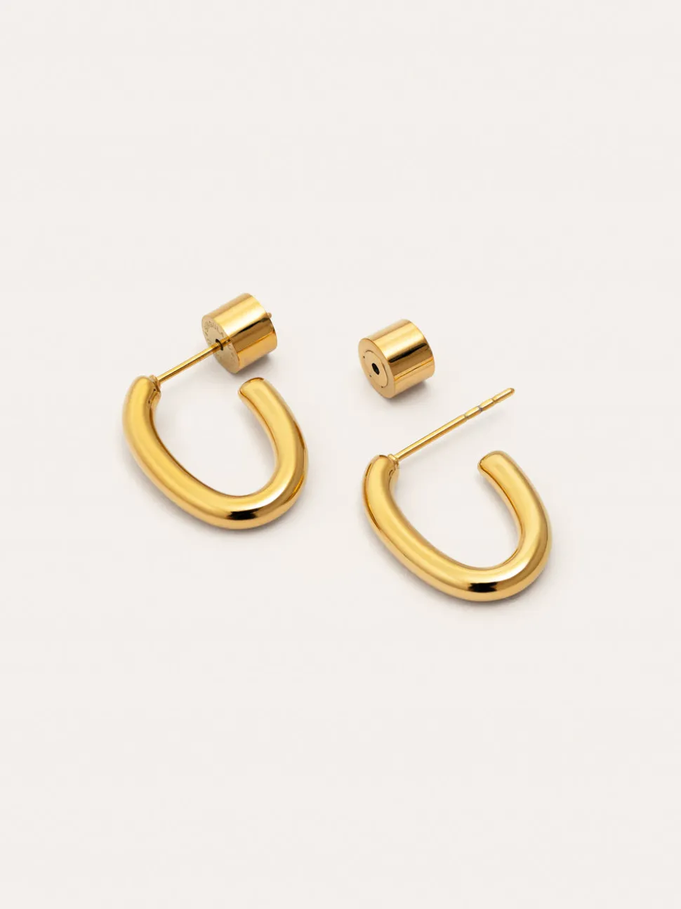 Pendientes Aro Bonnet Acero Baño Oro