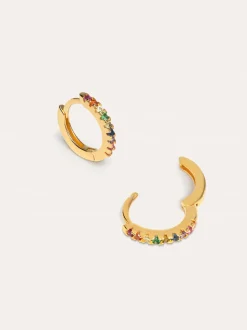 Pendientes Aro Colors Baño Oro