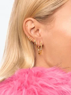Pendientes Aro Colors Baño Oro