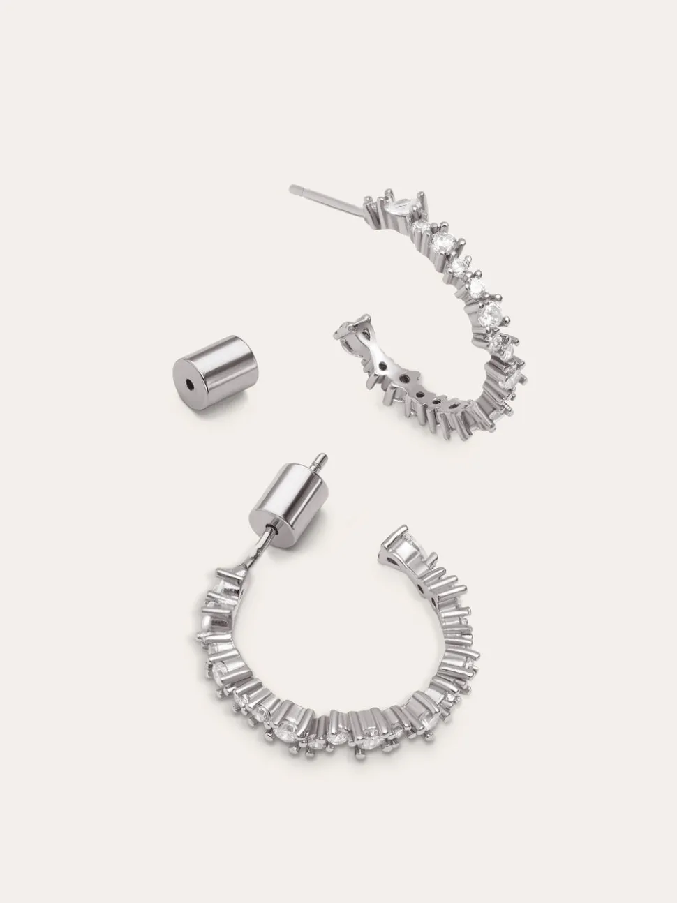 Pendientes Aro Estellar White