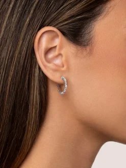 Pendientes Aro Estellar White