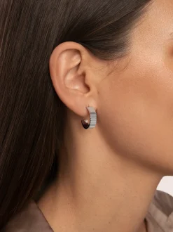 Pendientes Aro Gear Acero