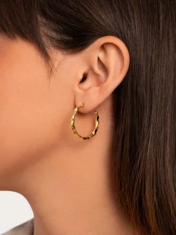 Pendientes Aro Lake Baño Oro