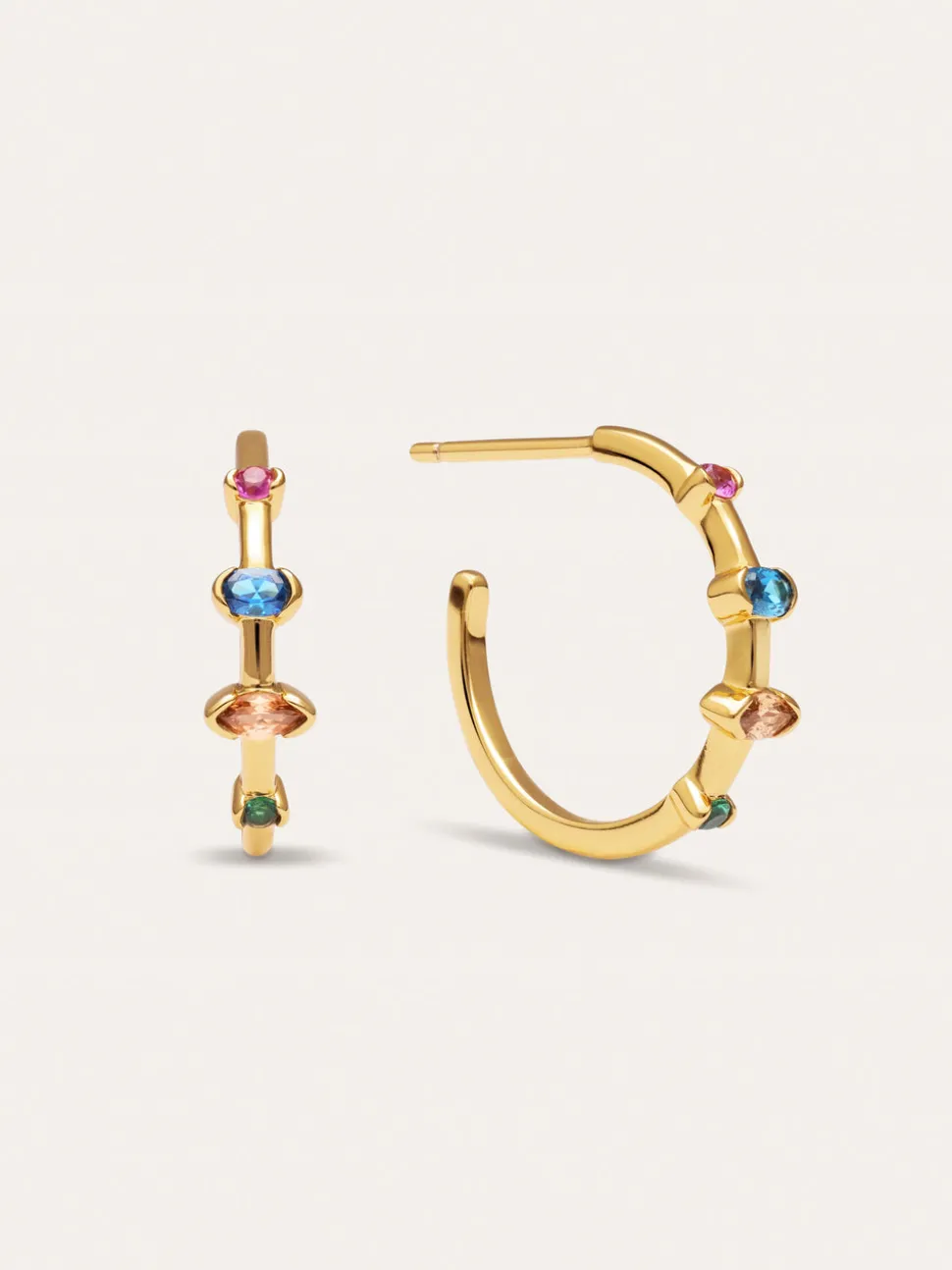 Pendientes Aro Leonor Baño Oro