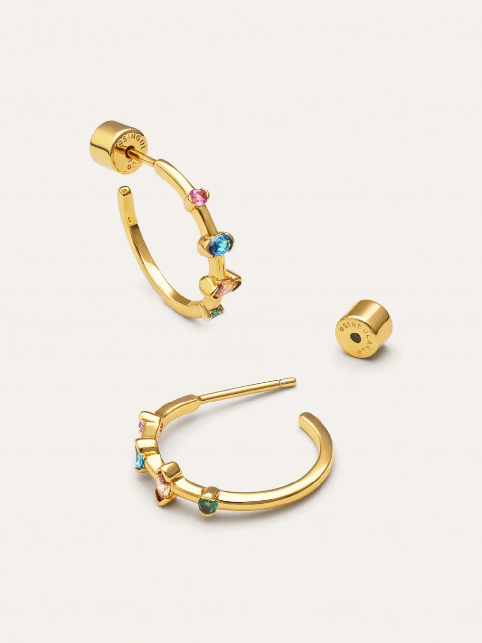Pendientes Aro Leonor Baño Oro