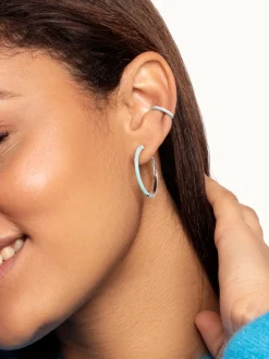 Pendientes Aro L Sky Enamel