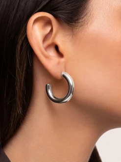 Pendientes Aro Mombasa Acero