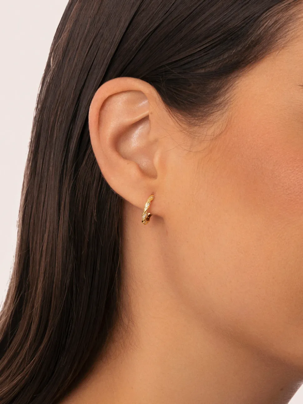 Pendientes Aro Naval Baño Oro