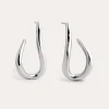Pendientes Aro Organic Hook Acero
