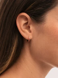Pendientes Aro Raspberry Baño Oro