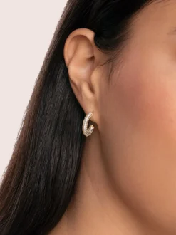 Pendientes Aro Vida Baño Oro