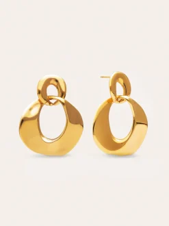 Pendientes Azores Sister Acero Baño Oro